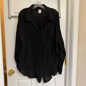 Shade & Shore button down shirt / beach or swim cover up